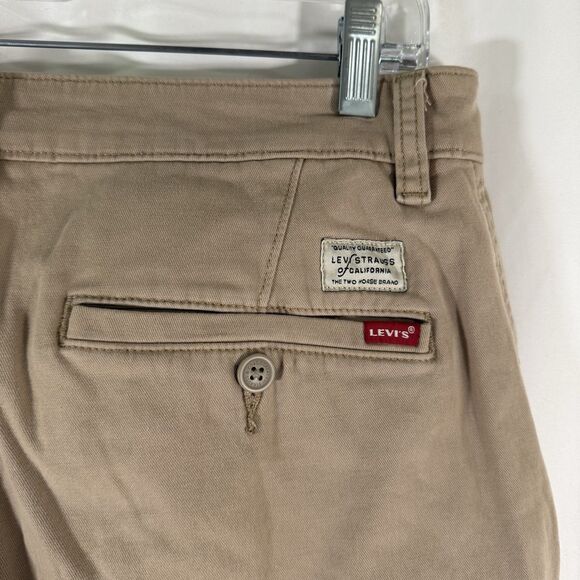 Levis XX Chino Pants Men's 31x32 Brown Standard Fit Tapered Cotton Blend - Picture 13 of 13